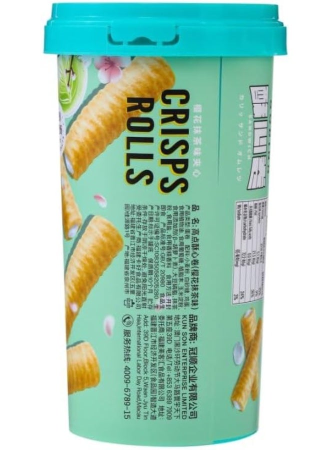 Godinn Crisps Rolls Matcha Flavor 188g - Image 2